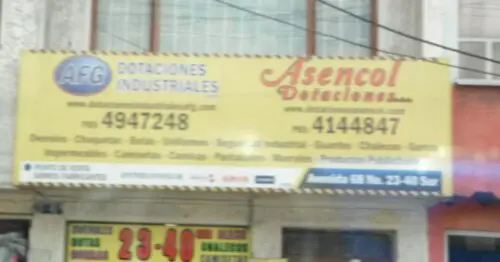 ASENCOL DOTACIONES BOGOTÁ ASENCOL DOTACIONES BOGOTÁ